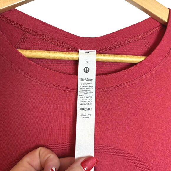 Lululemon  Swiftly Tech Long-Sleeve Shirt 2.0 *Race Length *Vintage Rose - Picture 8 of 8
